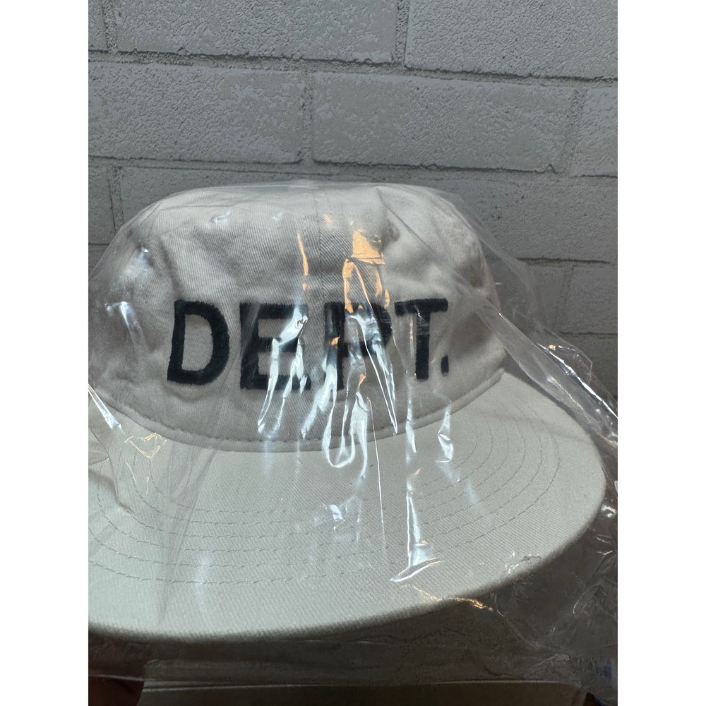 Gallery Dept Logo Hat Cream‎ Off-White Embroidered DEPT Adjustable Cap NEW